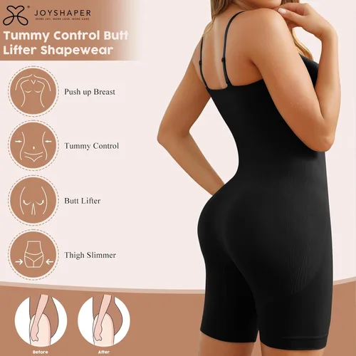 Vista 3 de JOYSHAPER Body para mujer con control de abdomen, sin costuras, esculpir el cuerpo, moldeador de cuerpo