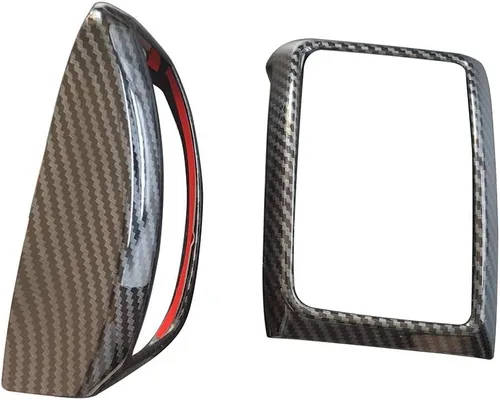 Vista 7 de 4 piezas de fibra de carbono color aire acondicionado cubierta de ventilación para Ford Ranger accesorios 2015 2016 2017 2018 2019 2020 2021 ABS