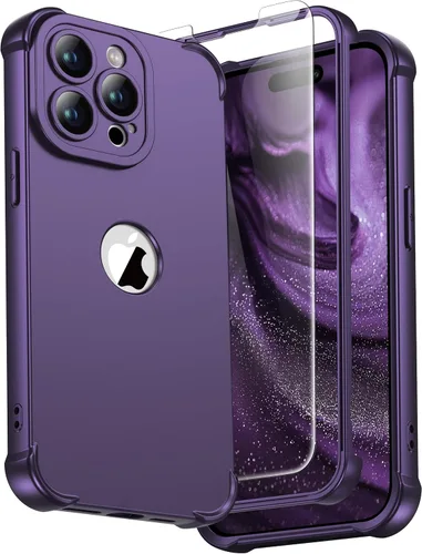 Vista 98 de ORETECH Funda para iPhone 11, con [2 protectores de pantalla de vidrio templado] [prueba de caídas de grado militar de 10 pies]