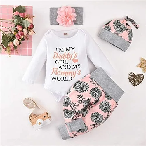 Vista 2 de Ropa de bebé recién nacida, ropa de otoño e invierno, pantalones de mameluco para bebés, ropa linda para niñas