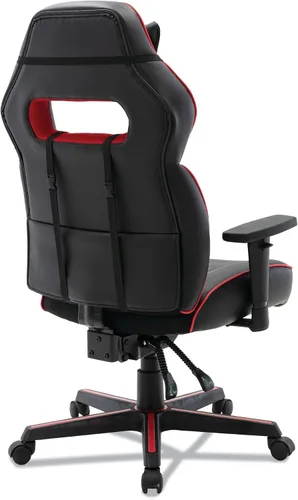 Vista 5 de Alera BT-51593RED Silla ergonómica para juegos de 15.91 pulgadas a 19.8 pulgadas de altura del asiento, estilo carreras, color negro/rojo