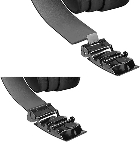 Vista 6 de Bluecell 2pcs aleación sólida hebilla automática trinquete cuero cinturón 35MM hebilla para hombres