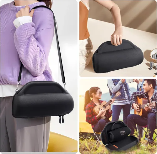 Vista 8 de Estuche rígido para altavoz portátil impermeable JBL Charge 6/Charge Estuche negro