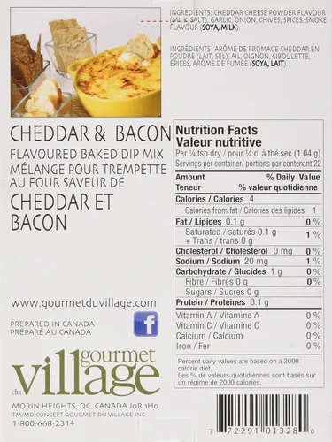 Vista 3 de Gourmet Village Baked DIP Mix – Cheddar & Bacon