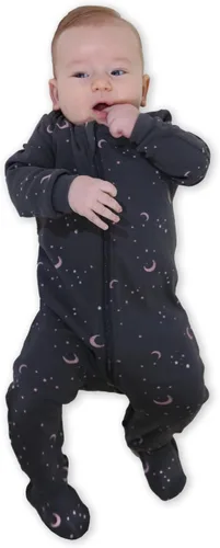 Vista 17 de DDY Traje de nieve para bebé niña niño de 0 a 3 meses, chaqueta de plumón con capucha, mameluco para bebé, mameluco para invierno, color gris