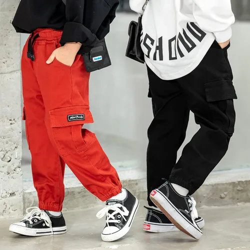 Vista 5 de MINI PANDA Pantalones para niños pequeños, paquete de 2 pantalones de meter