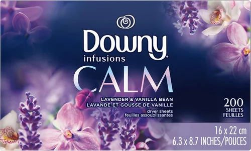 Vista 9 de Downy CALM, Mega Hojas para Secadora, Suavizante de Ropa, Lavanda y Vainilla, 130