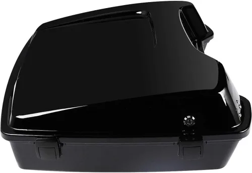 Vista 9 de TCT-MOTORPARTS Tronco y respaldo picados color negro vivo para Harley 1997-2013 Touring Electra Glide Ultra Limited Street Glide Raod Glide
