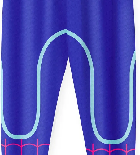 Vista 5 de NOTLY Conjunto de ropa de manga larga con pantalones para niñas de 2 a 10 años