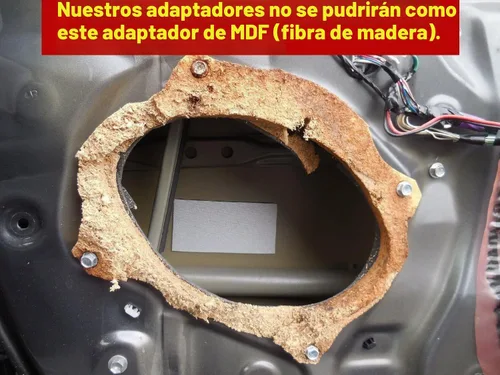 Vista 3 de Anillo extensor de profundidad de espaciador de altavoz de subwoofer de 12" - 1/2" de grosor - ID: 11 1/8" OD: 12 7/8" - SSK12K - Apilable