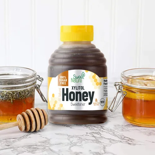 Vista 4 de Sweet Nature Abedul xilitol miel sin azúcar, apto para dieta cetogénica, 14