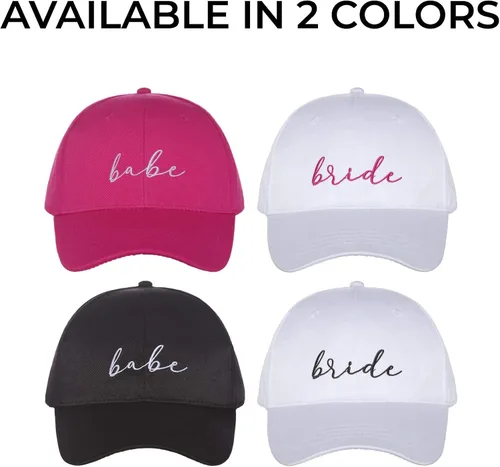 Vista 5 de Pop Fizz Designs Sombreros de béisbol para bebé (negro, paquete de 10), Negro