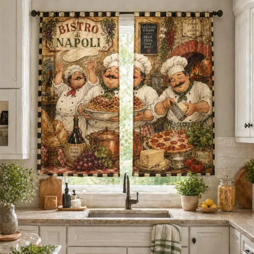 Vista 47 de Cortinas de ventana de cosecha de otoño, marco de madera rústica, cortinas florales de pacas de heno y calabaza, cenefa de cocina de Acción