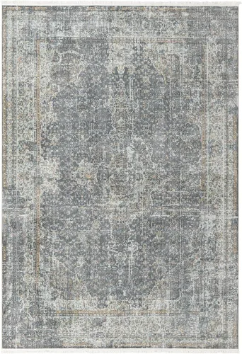 Vista 58 de Unique Loom Baracoa Collection - Alfombra de área La Cabana (2' 2" x 3' 1", gris humo/marrón)