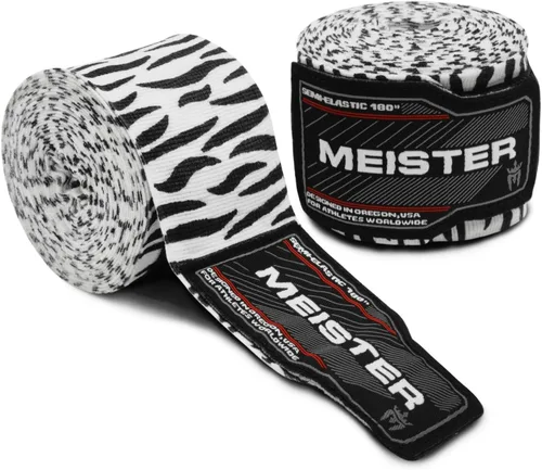 Vista 22 de Vendas para mano semielásticas de 180 pulgadas Meister Adult, vendas para MMA (artes marciales mixtas) y boxeo (par) todos