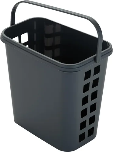 Vista 8 de Bath Bliss 2 en 1 portátil, organizador de ducha y baño para champú, acondicionador, jabón y cosméticos, en bolsa de baño gris (26118-GRIS)