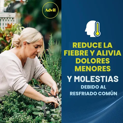 Vista 6 de Advil Liqui-Gels - Analgésico y reductor de fiebre, medicamento para el dolor para adultos con ibuprofeno 200 mg para dolor de cabeza, dolor