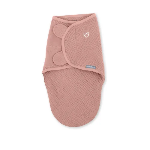 Vista 14 de SwaddleMe Manta original – Tamaño pequeño/mediano, 0-3 meses, paquete de 3 (corazones de bebé), fácil de usar, mantiene al bebé cómodo y seguro