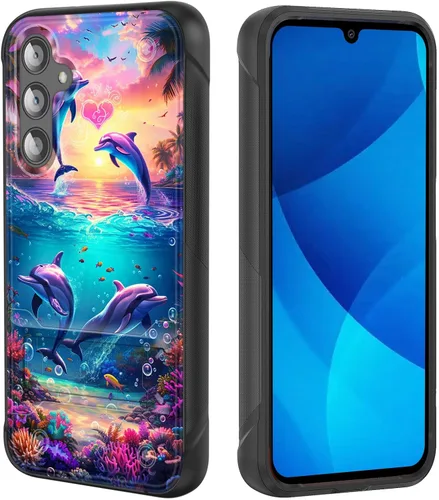 Vista 31 de Funda para Galaxy S25, de doble capa, resistente, a prueba de golpes, con soporte, funda protectora militar a prueba de caídas para Samsung Galaxy