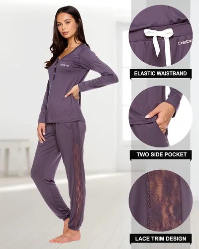 Vista 3 de bebe Conjunto de pijama para mujer