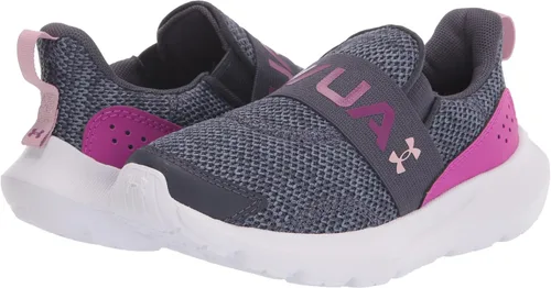 Vista 7 de Under Armour Tenis unisex para correr preescolar Surge 3 sin cordones para niños