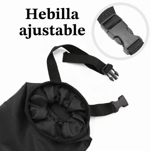 Vista 6 de IPELY Bolsa Universal para Basura de Coche, para Reposacabezas del Asiento Trasero (Color Negro)