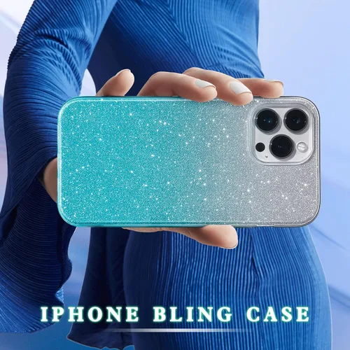 Vista 4 de MATEPROX Funda compatible con iPhone 13 Pro Max, funda protectora brillante para niñas y mujeres, funda protectora para iPhone 13 Pro Max de 6.7