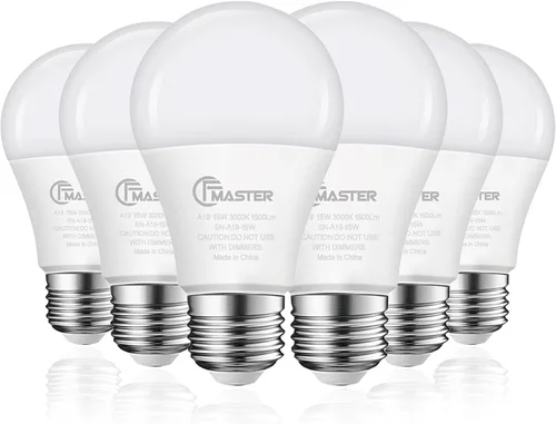Vista 16 de Bombilla LED A19, bombilla LED equivalente a 75 W, 11 W 2700 K luz blanca cálida, 1100 lúmenes, bombillas no regulables, CRI 85+, sin parpadeo
