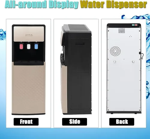 Vista 6 de Dispensador de enfriador de agua para botella de 5 galones (Champaign Gold)