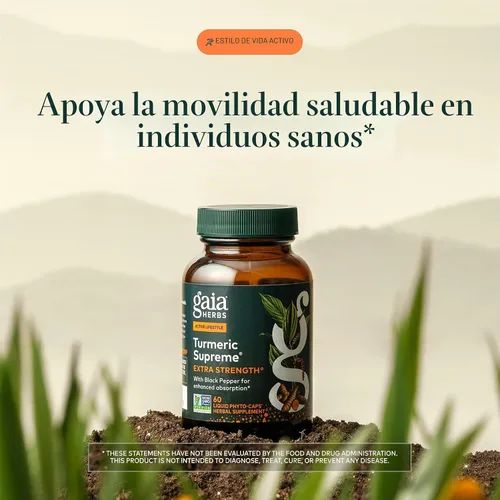 Vista 3 de Gaia Herbs Fito cápsulas de cúrcuma líquida suprema para mayor fuerza, 1, 1 Ayuda a reducir las molestias ocasionales del desgaste normal con 616