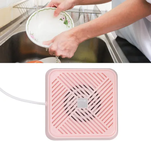 Vista 4 de Lavadora portátil,Mini Lavavajillas,Vibración de sonido Purificación de agua electrolítica Ip67 Impermeable Portátil USB Lavavajillas (), Rosado