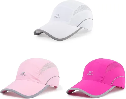 Vista 55 de Gorra deportiva de malla ligera de secado rápido para hombres y mujeres