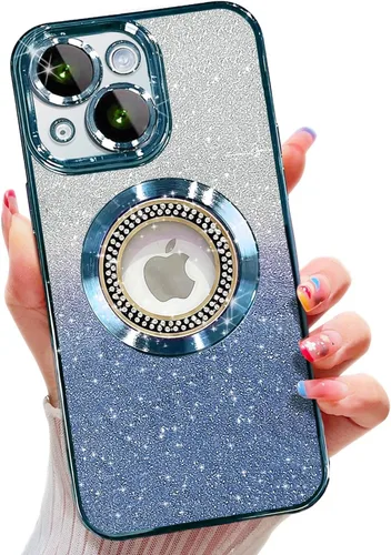 Vista 73 de Misscase Funda magnética con purpurina para iPhone 11 compatible con MagSafe, protección completa, delgada, a prueba de golpes, antiarañazos