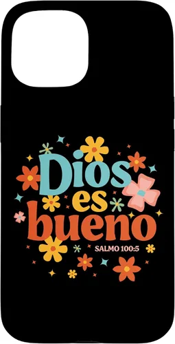 Vista 6 de Funda religiosa de la Biblia para iPhone 16 Dios Es Bueno Spanish Christian Jesus God