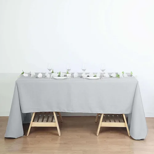 Vista 135 de Efavormart - Mantel rectangular, 60 x 102 pulgadas, resistente a las manchas y a las arrugas, lavable, mantel decorativo oblongo de tela de Amatista