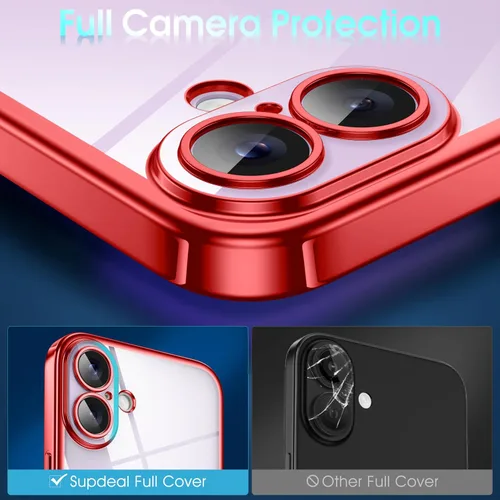 Vista 159 de Supdeal Funda cristalina transparente para iPhone 11, [No se amarillea] [Protección de la cámara] [Probado contra caídas de grado militar] Funda