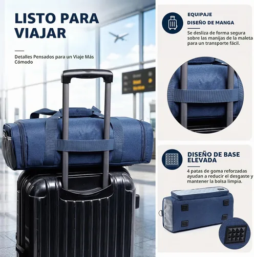 Vista 6 de Estuche de transporte completamente abierto para Cricut Explore 5 con gran Azul