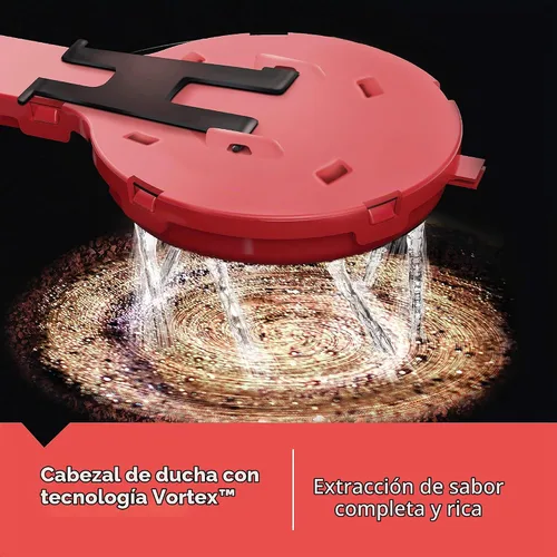 Vista 4 de BLACK+DECKER Cafetera programable de 12 tazas*, color negro