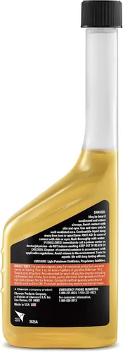 Vista 2 de Chevron Techron Protection Plus Powersports y tratamiento de sistema de combustible para motores pequeños, 10 onzas, paquete de 1