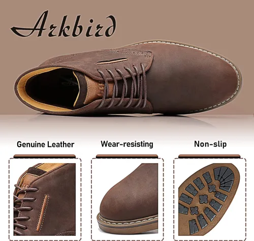 Vista 5 de Chukka - Botas a la moda, cómodas y de estilo oxford casual, al tobillo, botas con cordones