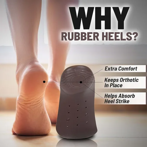 Vista 3 de FootMatters Insertos ortopédicos delgados 3/4 – para aliviar el dolor de la fascitis plantar – Plantillas para mujeres y hombres con soporte de arco