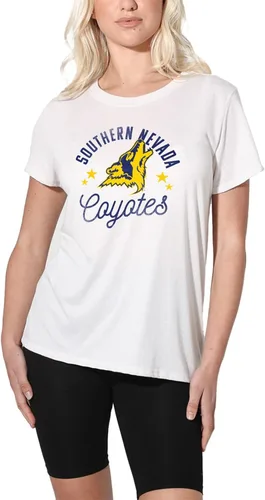 Vista 17 de Colección oficial de camisetas sueltas para mujer, color blanco