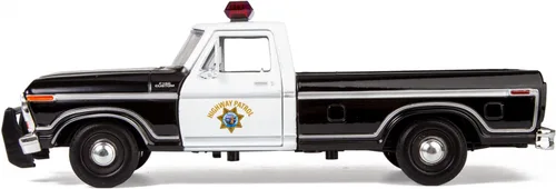 Vista 3 de Motormax All Star Toys Exclusive 1979 F-150 California Highway Patrol CHP Police Pickup Truck 1:24 Diecast Law Enforcement Model Car 76987
