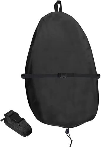 Vista 3 de Kayak Cockpit Cover UV60+ 420D Oxford ajustable canoa a prueba de polvo e impermeable cubierta de asiento