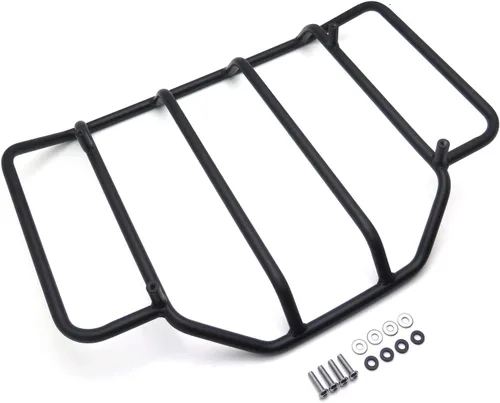 Vista 5 de A07-BK - Portaequipajes negro mate, riel para maletero, riel compatible con H-D Touring Road King Street Glide Road Glide Electra Glide FLHTC FLHS..