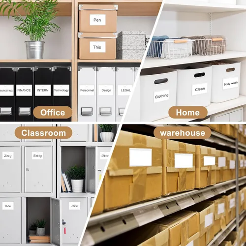 Vista 7 de 100 bolsillos adhesivos transparentes, bolsillos adhesivos de plástico, bolsillos autoadhesivos para tarjetas de índice con apertura superior