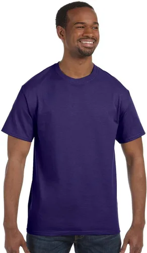Vista 10 de Jerzees Camiseta pesada con cuello redondo y bolsillo en el pecho para hombre
