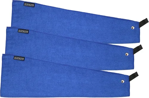 Vista 7 de Clothlete Toalla de golf de microfibra magnética de 16 x 24 pulgadas (negro/azul marino oscuro, paquete de 3)