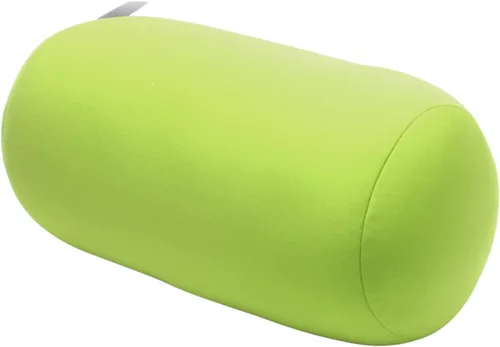 Vista 11 de Emivery Almohada ortopédica redonda de microcuentas para el cuello cilíndrico, almohada de espuma viscoelástica que reduce el dolor de espalda, Negro