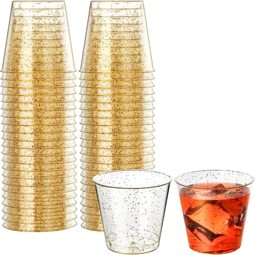 Vista 12 de Byvivace 1000 unidades de vasos de chupito de 1 oz de plástico duro transparente - Mini vasos de chupito para Tequila, Whisky, Vodka y Licor, Vaso